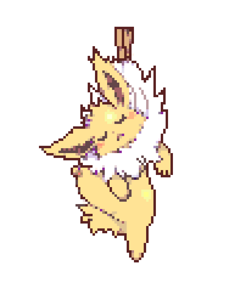 p站作者：狼の翼 ＃曬乾家族＃雷伊布临摹