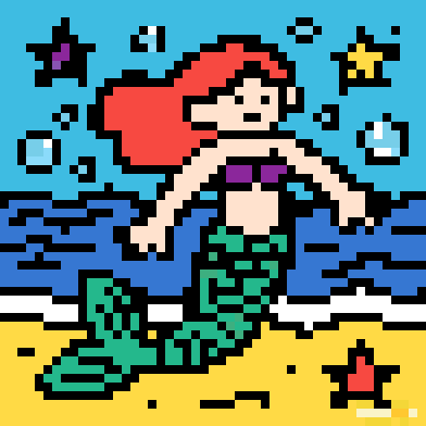 美人鱼海报-偏头-小