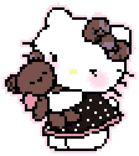 Kitty抱小熊
